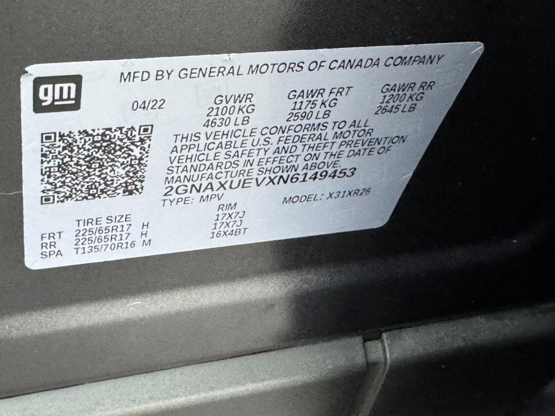 Chevrolet Equinox Vehicle Full-screen Gallery Image 24