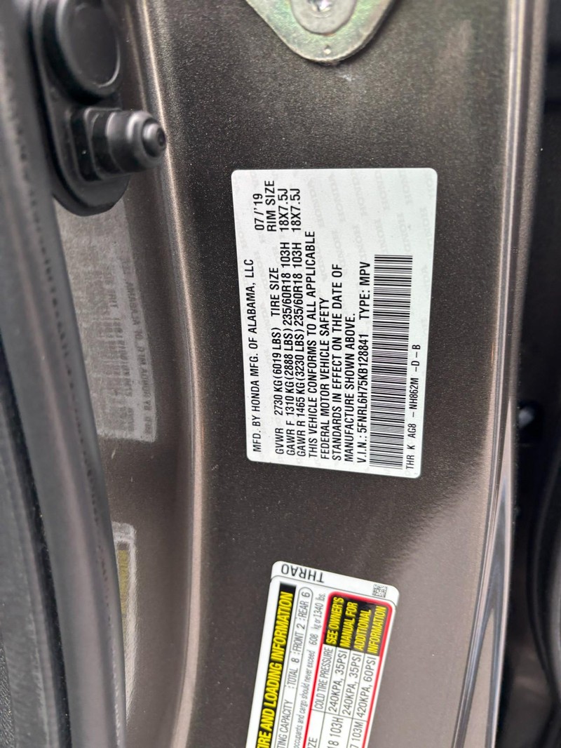 Honda Odyssey Vehicle Image 17
