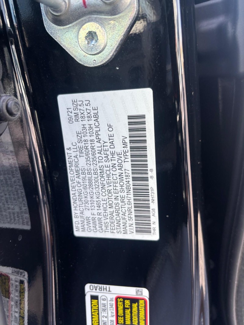 Honda Odyssey Vehicle Image 18