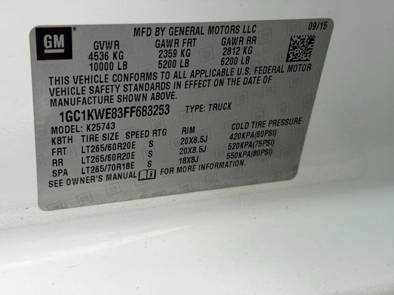 Chevrolet Silverado 2500HD Built After Aug 14 Vehicle Image 23