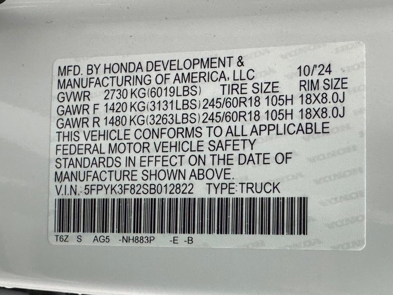 Honda Ridgeline Vehicle Image 18