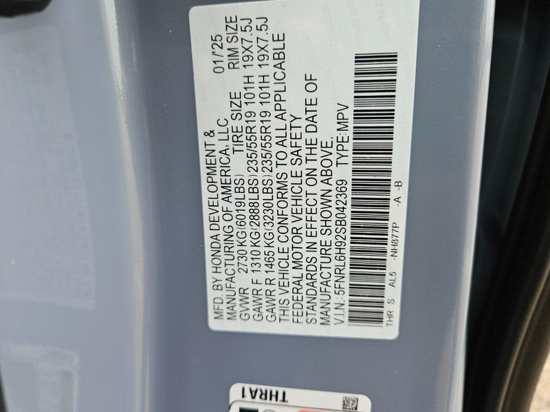 Honda Odyssey Vehicle Image 18