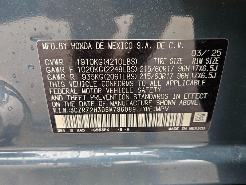Honda HR-V Vehicle Image 17