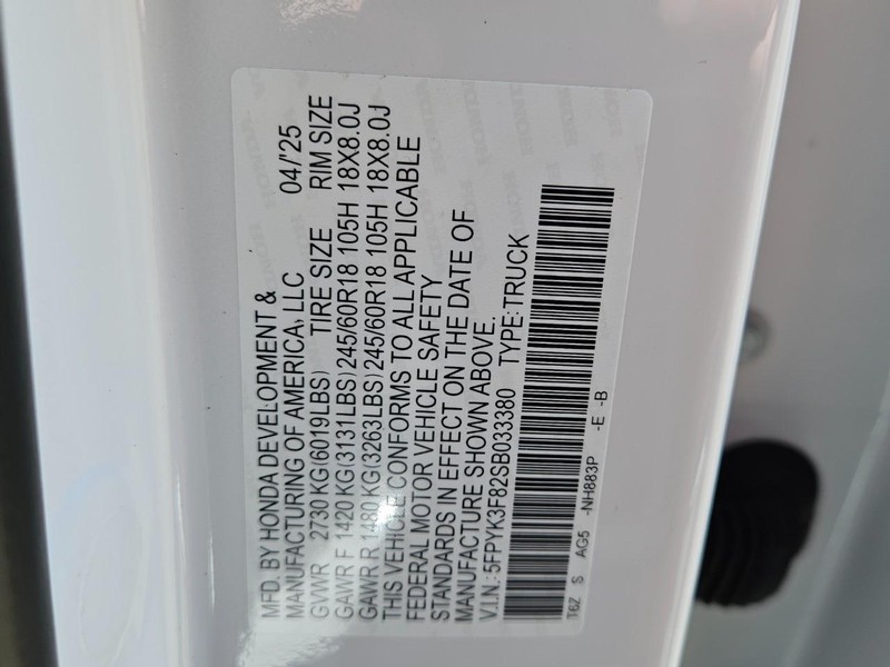 Honda Ridgeline Vehicle Image 18