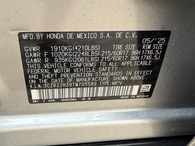 Honda HR-V Vehicle Image 16