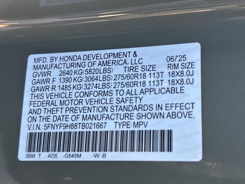 Honda Passport Vehicle Image 23