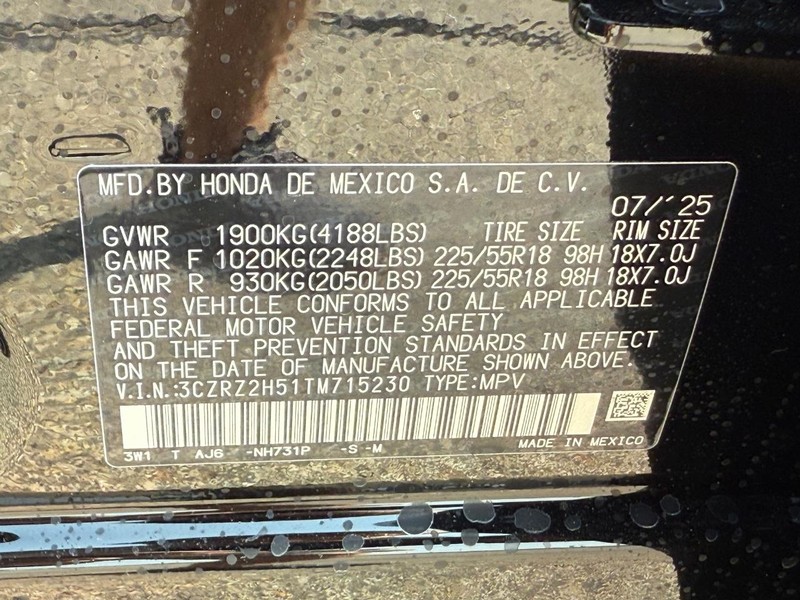 Honda HR-V Vehicle Image 17