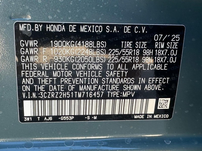 Honda HR-V Vehicle Image 18