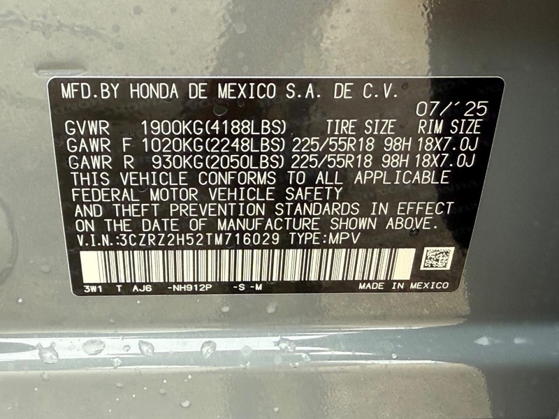 Honda HR-V Vehicle Image 17