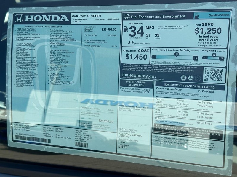 Honda Civic Sedan Vehicle Image 18