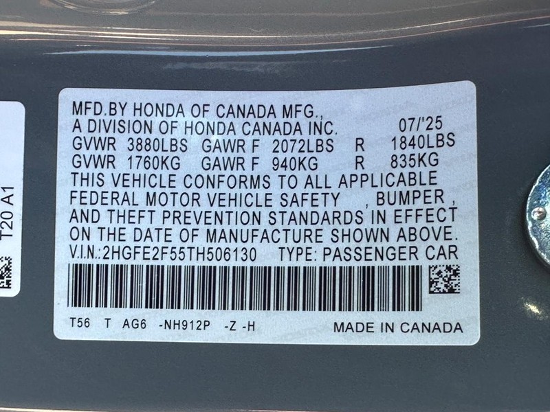 Honda Civic Sedan Vehicle Image 19