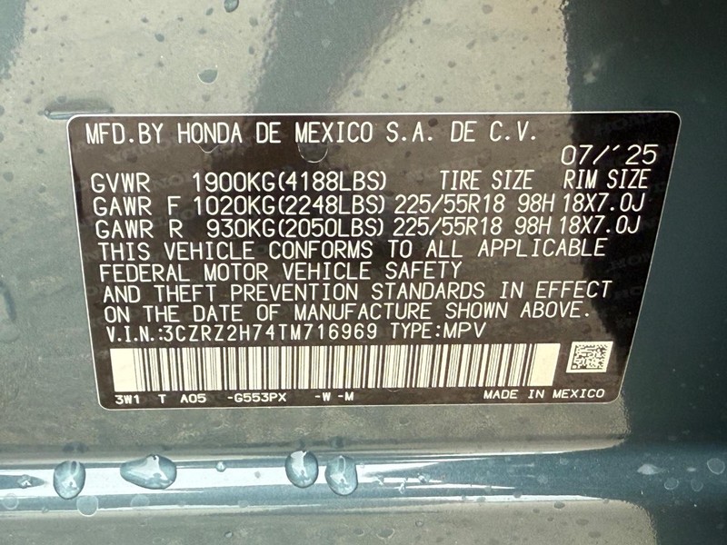 Honda HR-V Vehicle Image 17