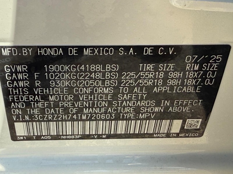 Honda HR-V Vehicle Image 17