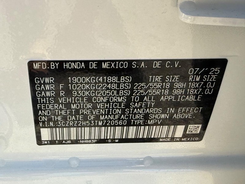 Honda HR-V Vehicle Image 18