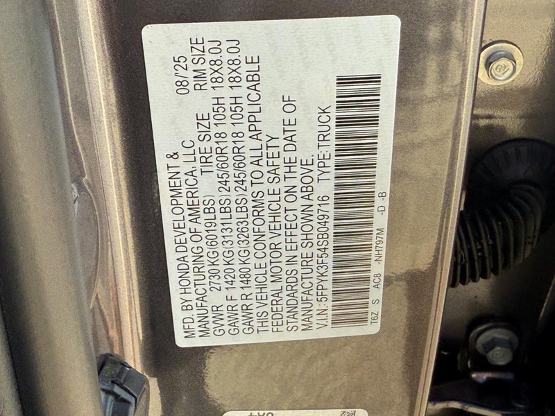 Honda Ridgeline Vehicle Image 18