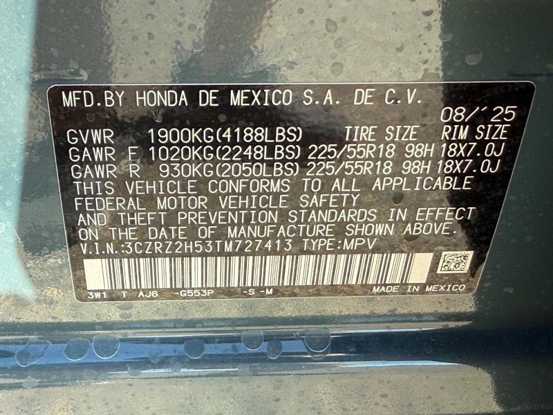 Honda HR-V Vehicle Image 18
