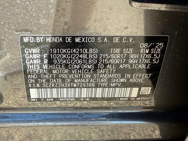 Honda HR-V Vehicle Image 16