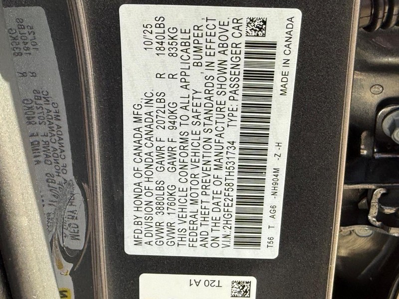 Honda Civic Sedan Vehicle Image 16