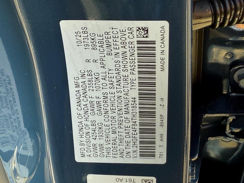 Honda Civic Sedan Hybrid Vehicle Image 17