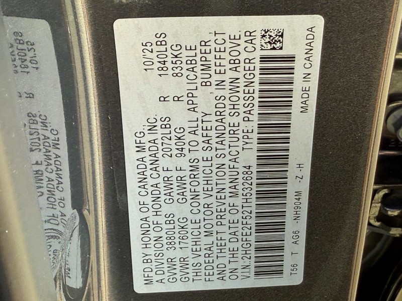 Honda Civic Sedan Vehicle Image 16