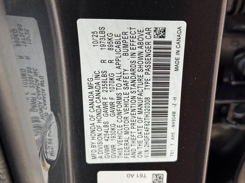 Honda Civic Sedan Hybrid Vehicle Image 17