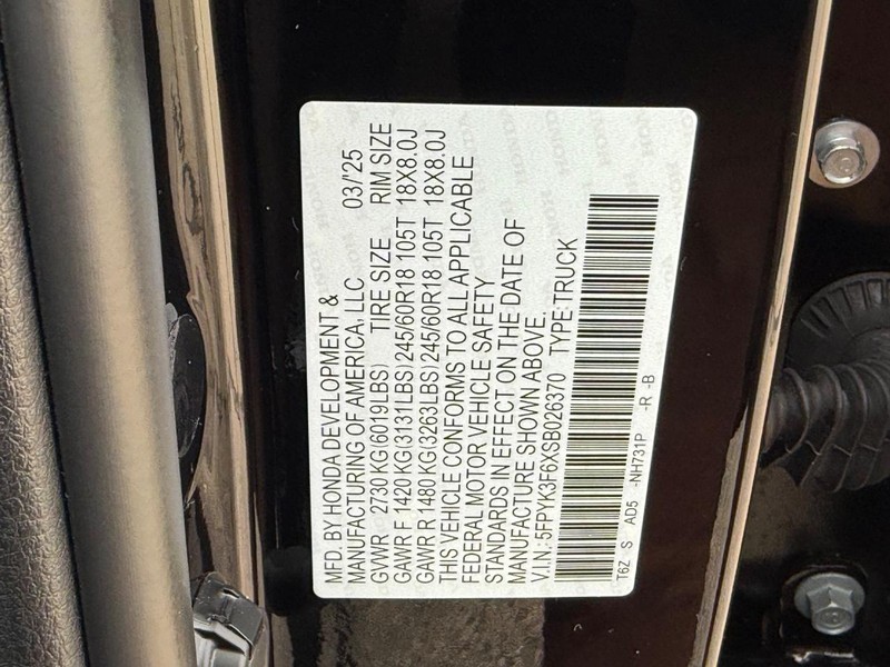 Honda Ridgeline Vehicle Image 24