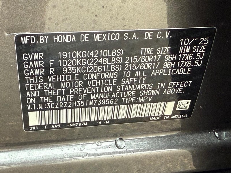 Honda HR-V Vehicle Image 16