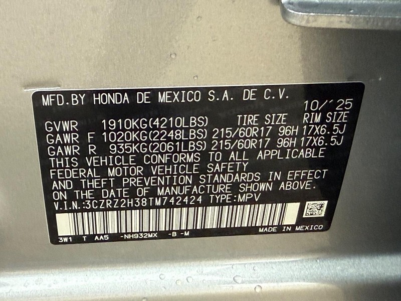 Honda HR-V Vehicle Image 17