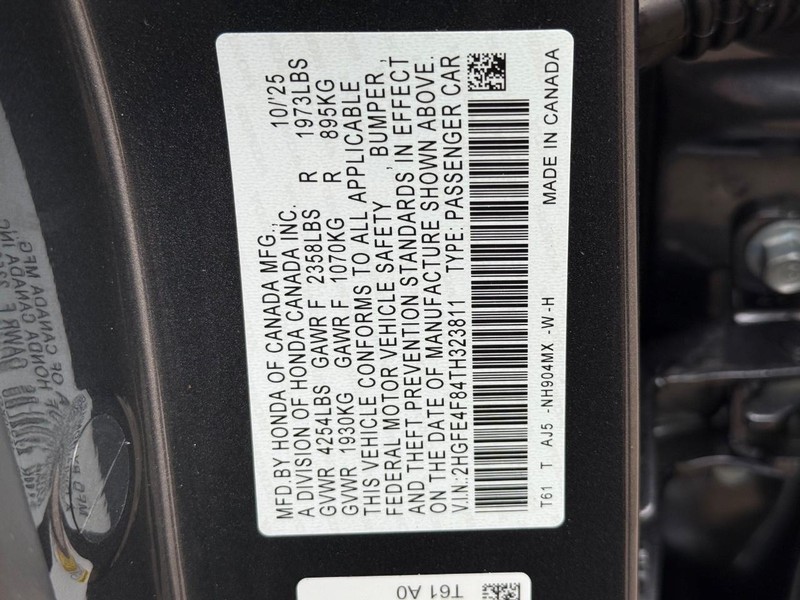 Honda Civic Sedan Hybrid Vehicle Image 17