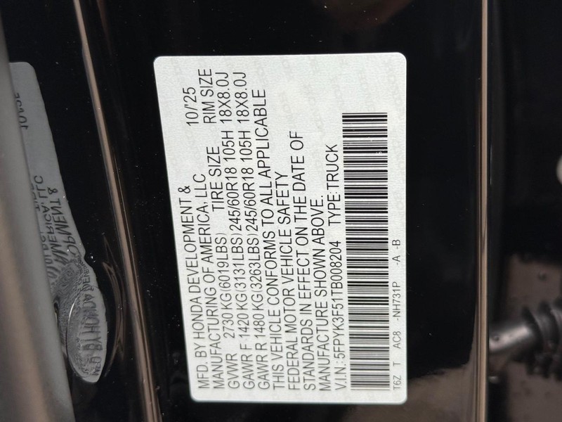 Honda Ridgeline Vehicle Image 18