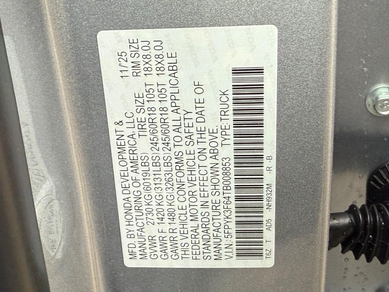 Honda Ridgeline Vehicle Image 18