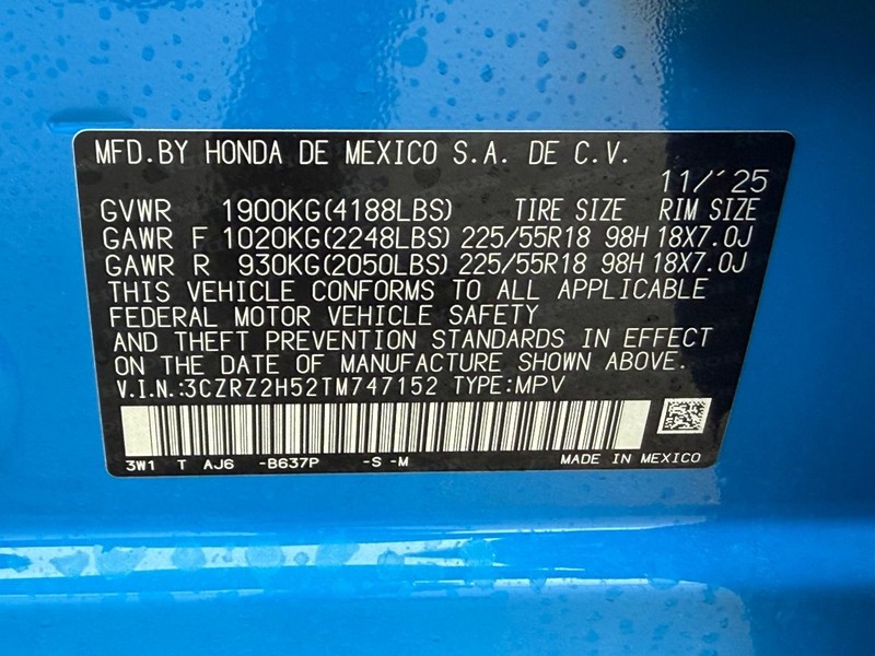 Honda HR-V Vehicle Image 18