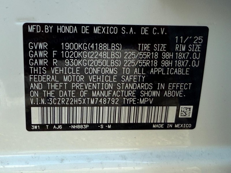 Honda HR-V Vehicle Image 18