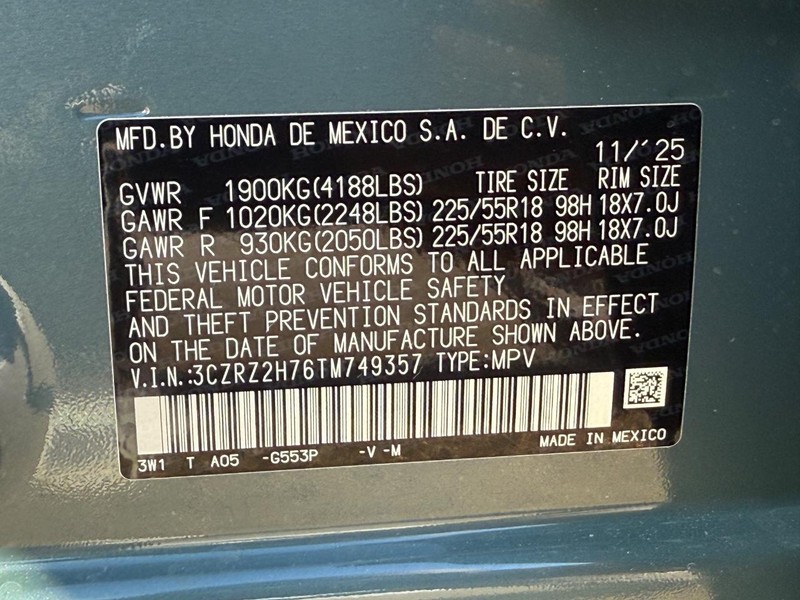 Honda HR-V Vehicle Image 19