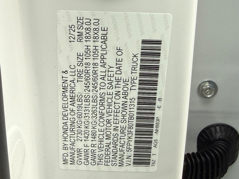 Honda Ridgeline Vehicle Image 17