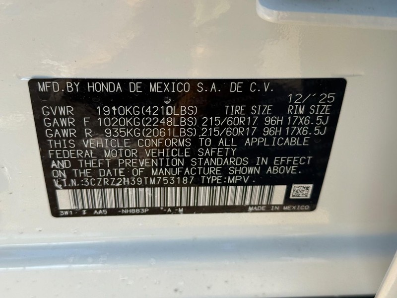 Honda HR-V Vehicle Image 22