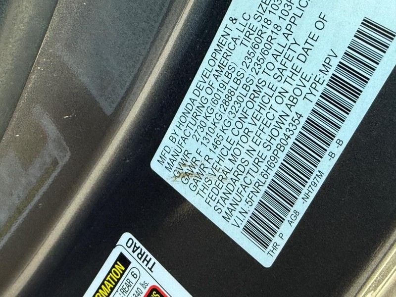 Honda Odyssey Vehicle Image 22