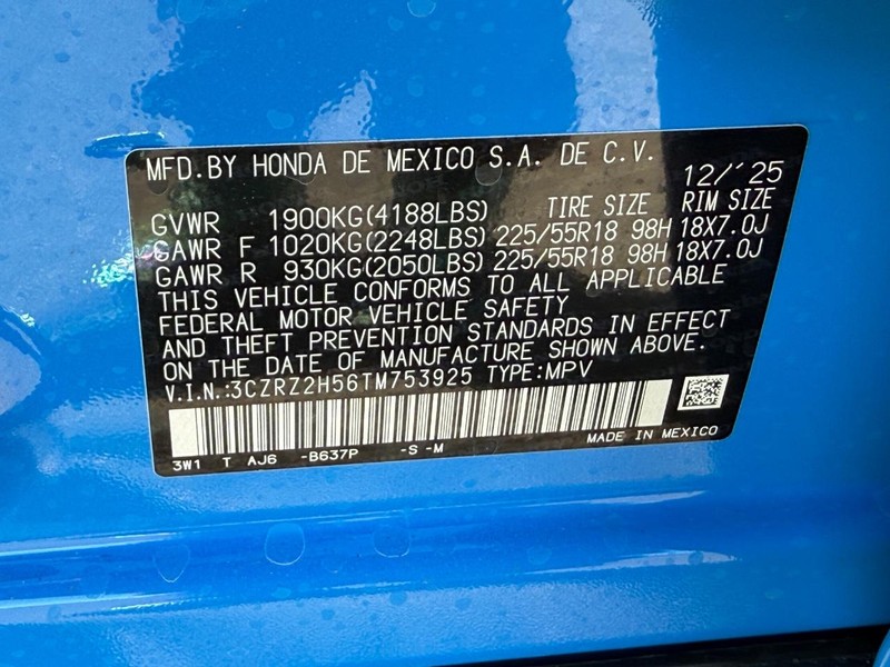 Honda HR-V Vehicle Image 21