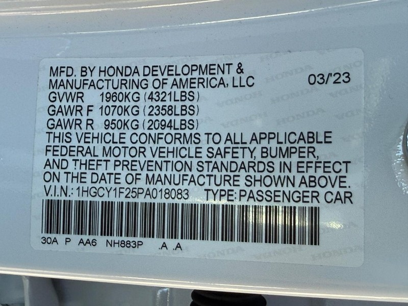 Honda Accord Sedan Vehicle Image 24
