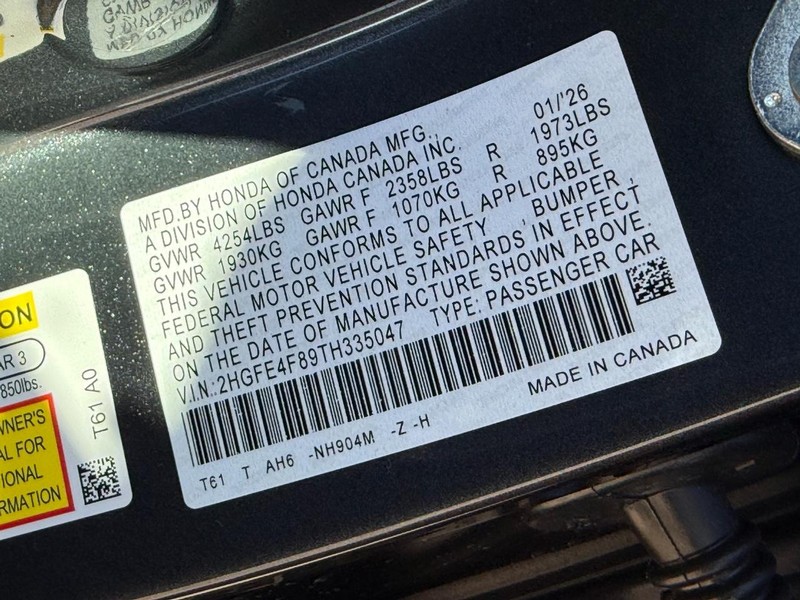 Honda Civic Sedan Hybrid Vehicle Image 21