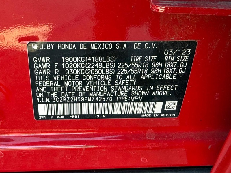 Honda HR-V Vehicle Image 21