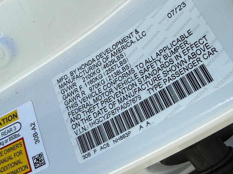 Honda Accord Hybrid Vehicle Full-screen Gallery Image 23