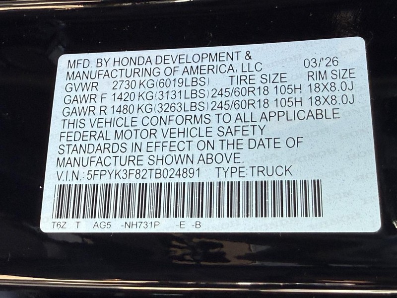 Honda Ridgeline Vehicle Image 21