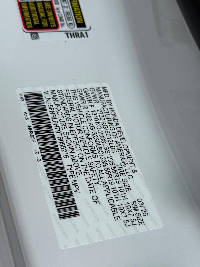 Honda Odyssey Vehicle Image 23