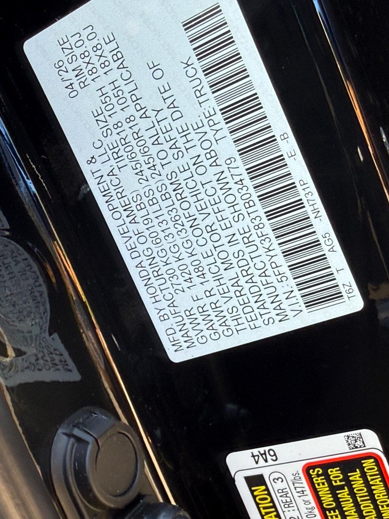 Honda Ridgeline Vehicle Image 23