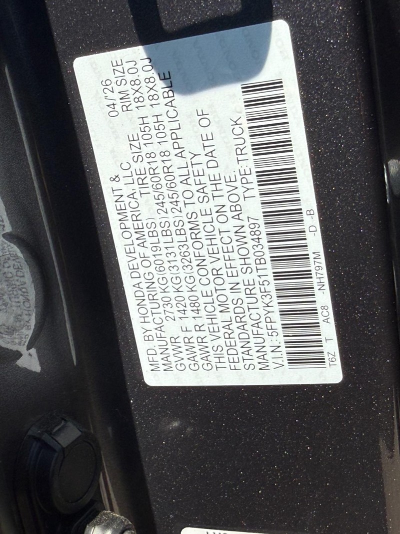Honda Ridgeline Vehicle Image 22