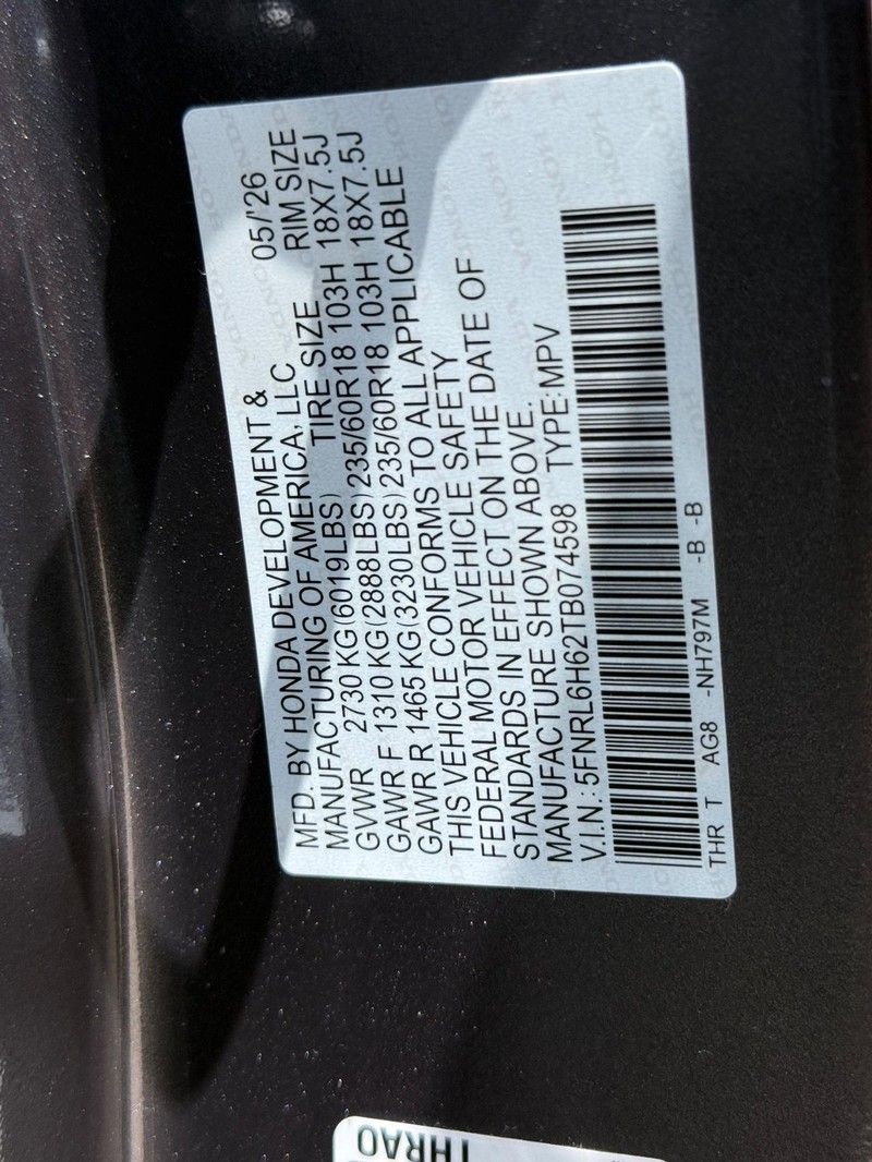 Honda Odyssey Vehicle Image 23