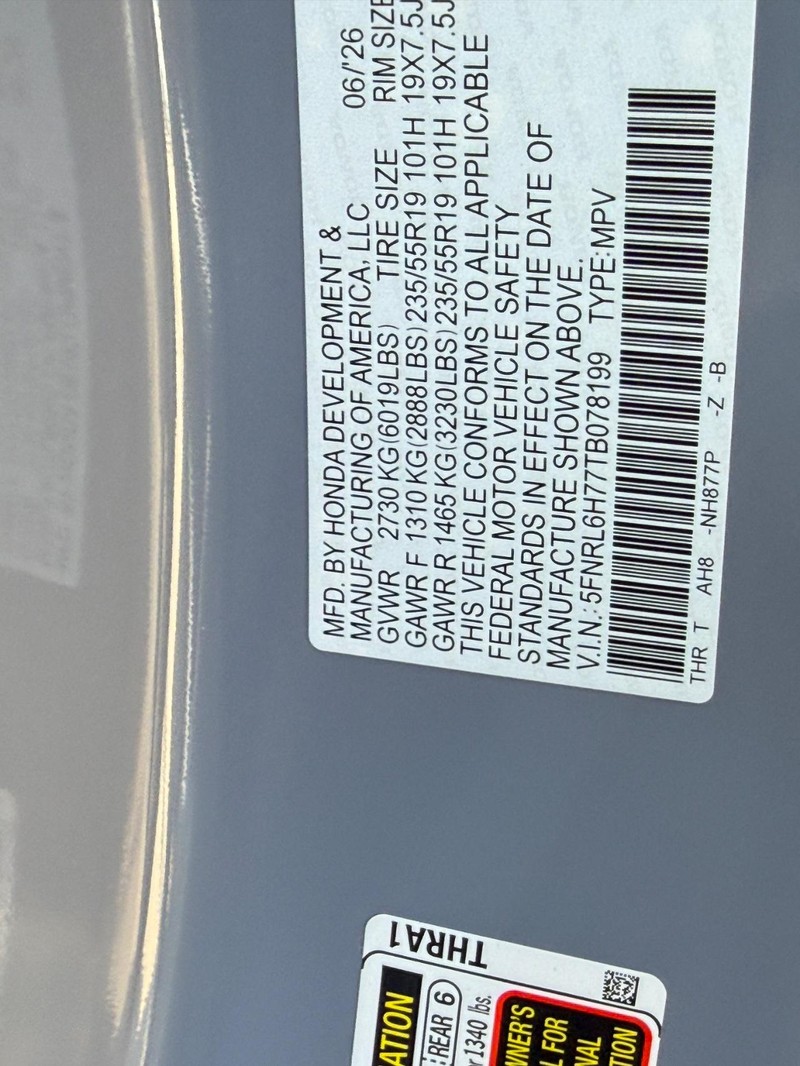 Honda Odyssey Vehicle Image 23