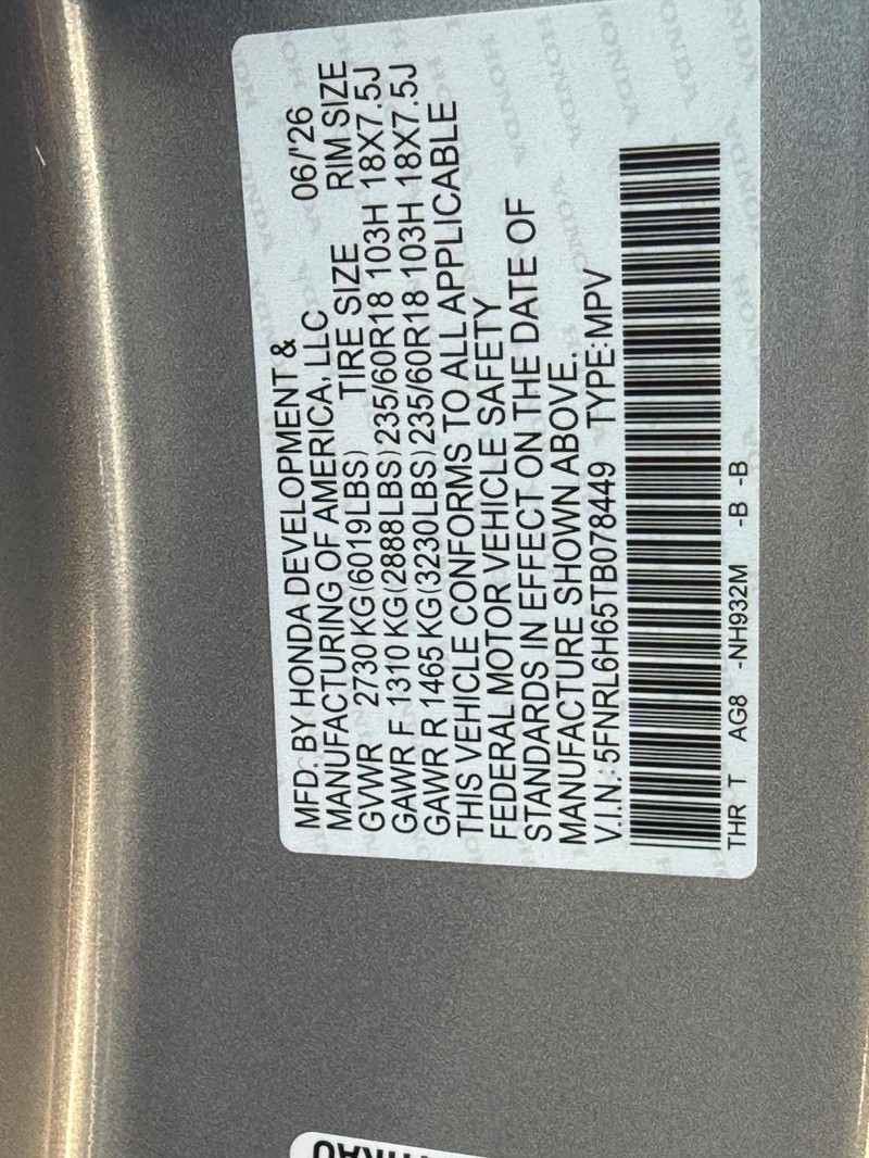 Honda Odyssey Vehicle Image 23