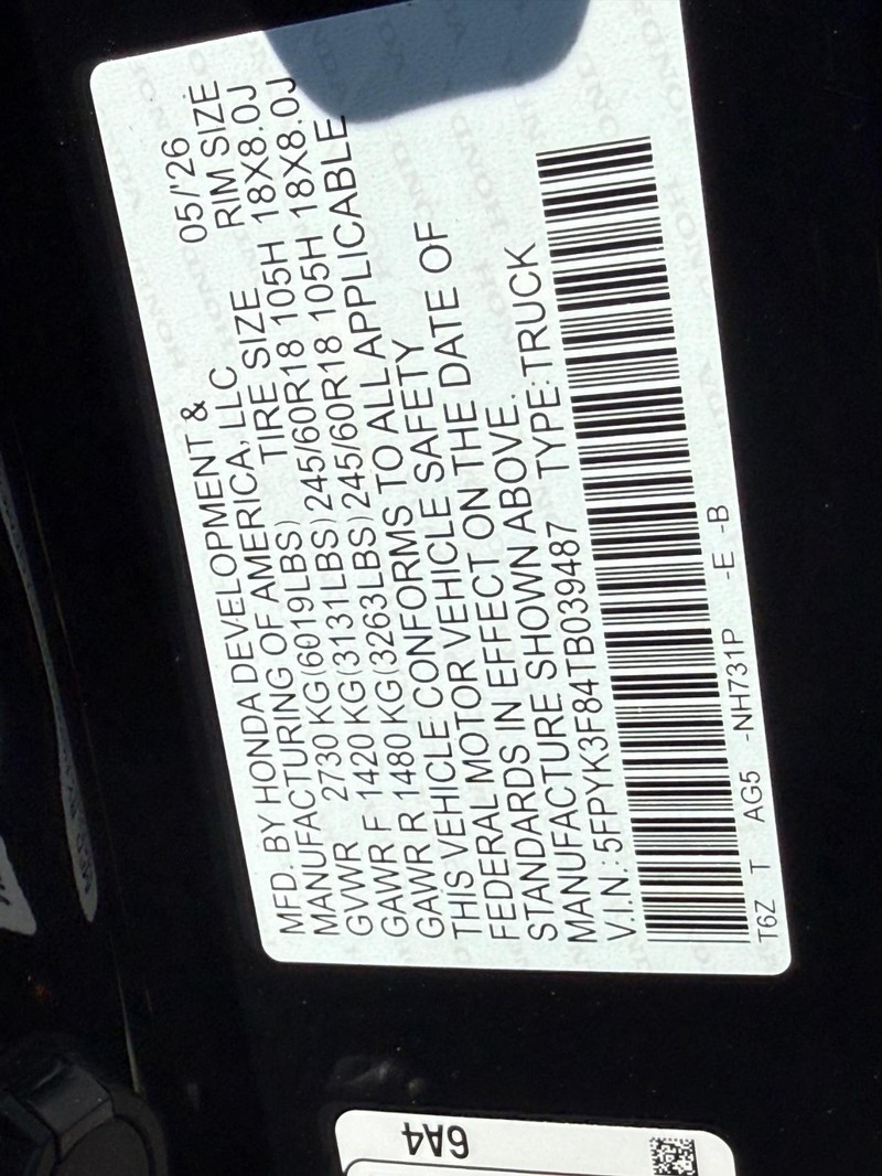 Honda Ridgeline Vehicle Image 22